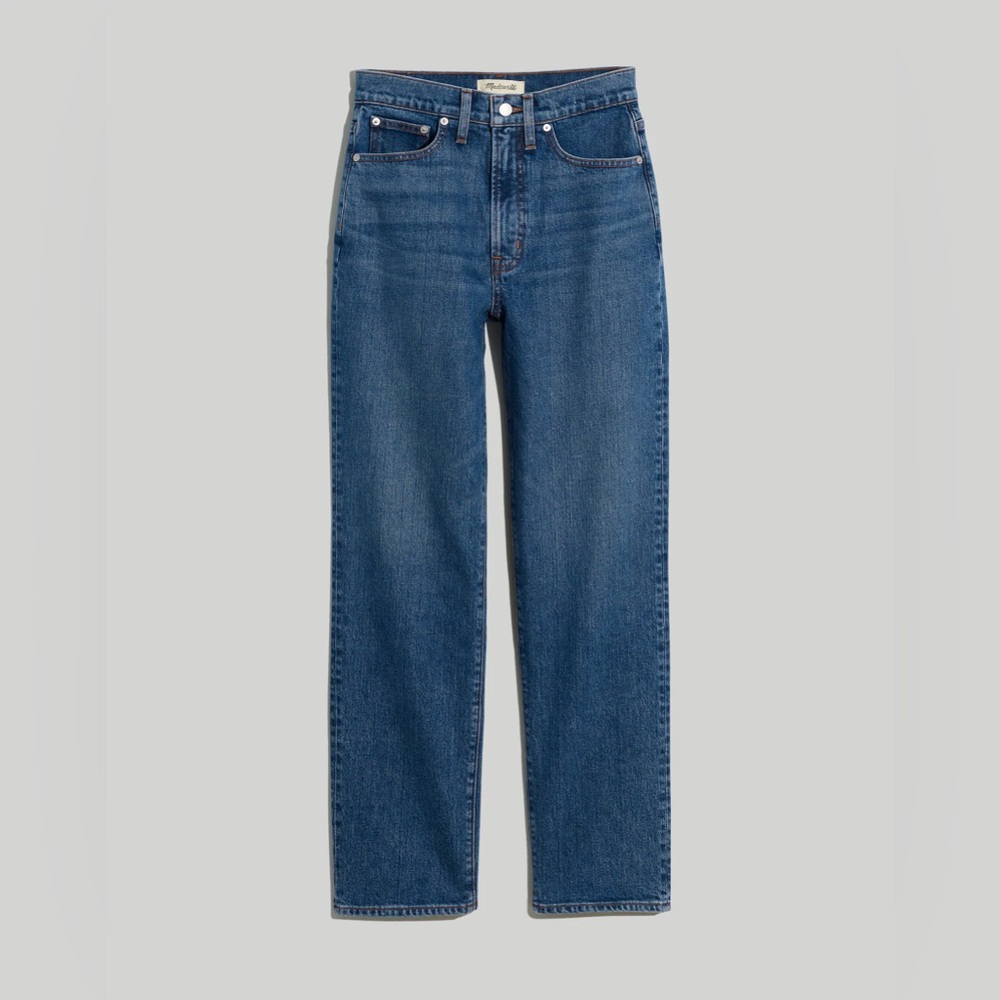 Madewell Women's Straight Leg Jeans - Blue